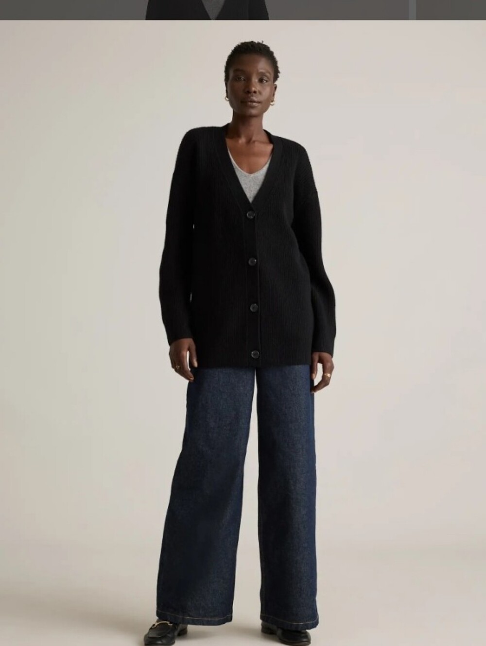 EUC QUINCE cashmere oversized cardigan
